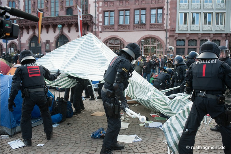 Blockupy FFM: Fortgesetzter Ausnahmezustand