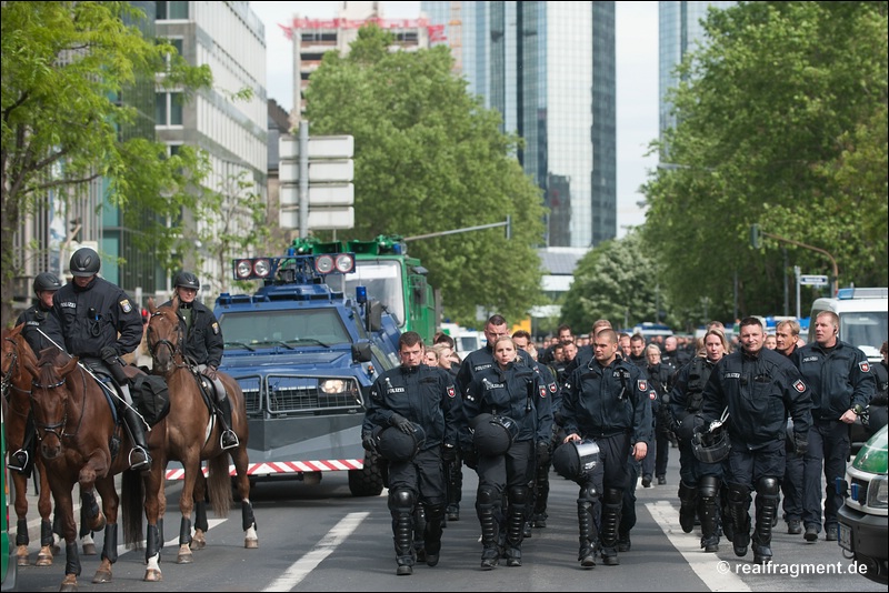 Blockupy FFM: Friedlicher Freitag vor der Großdemo