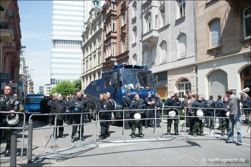 Blockupy FFM: Friedlicher Freitag vor der Großdemo