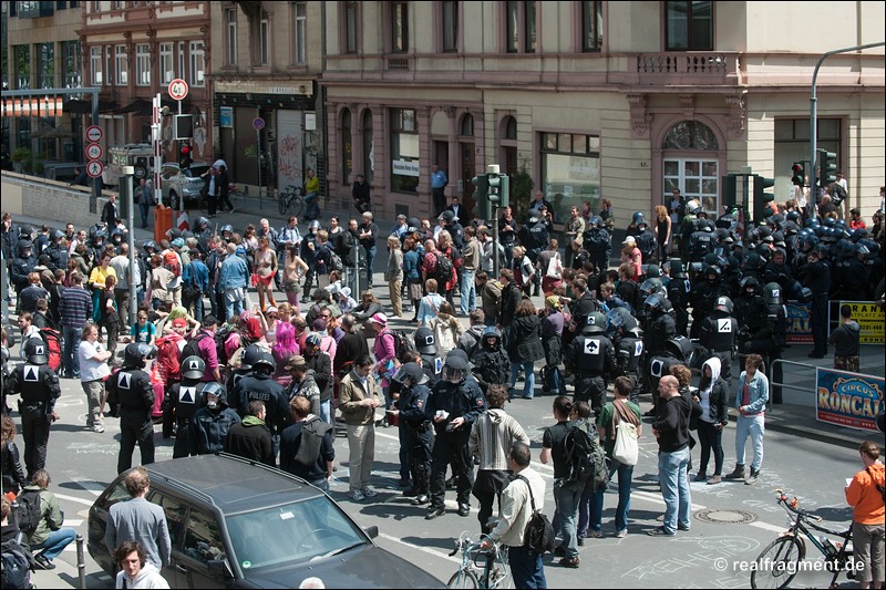 Blockupy FFM: Friedlicher Freitag vor der Großdemo