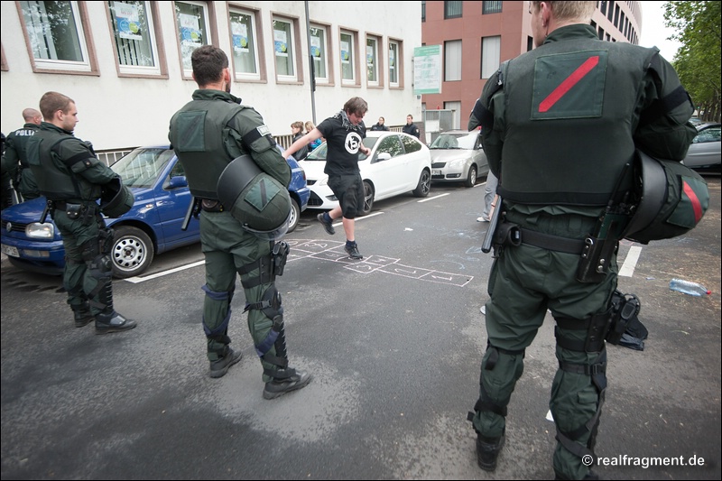 Blockupy FFM: Friedlicher Freitag vor der Großdemo