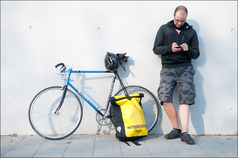 Ortlieb Messenger Bag shooting mit veloxpress