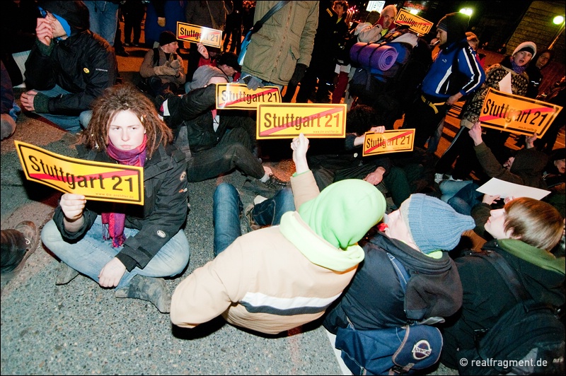 Erste Blockade der Nacht