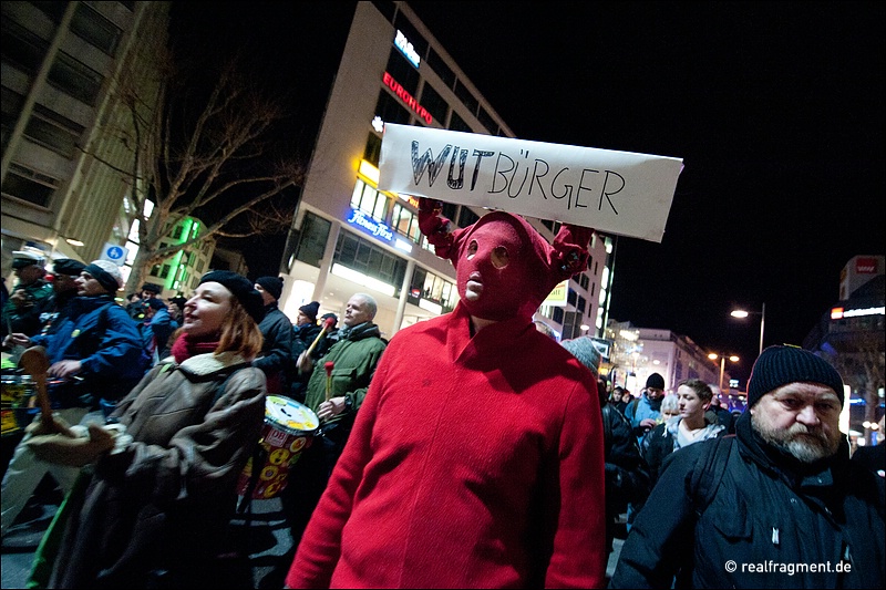 Stuttgart: 112. Montagsdemo gegen S21