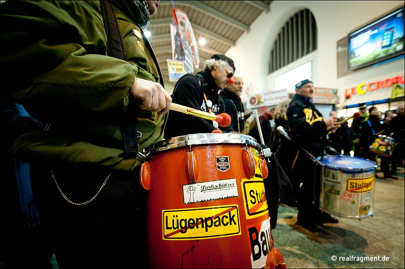 Stuttgart: 112. Montagsdemo gegen S21