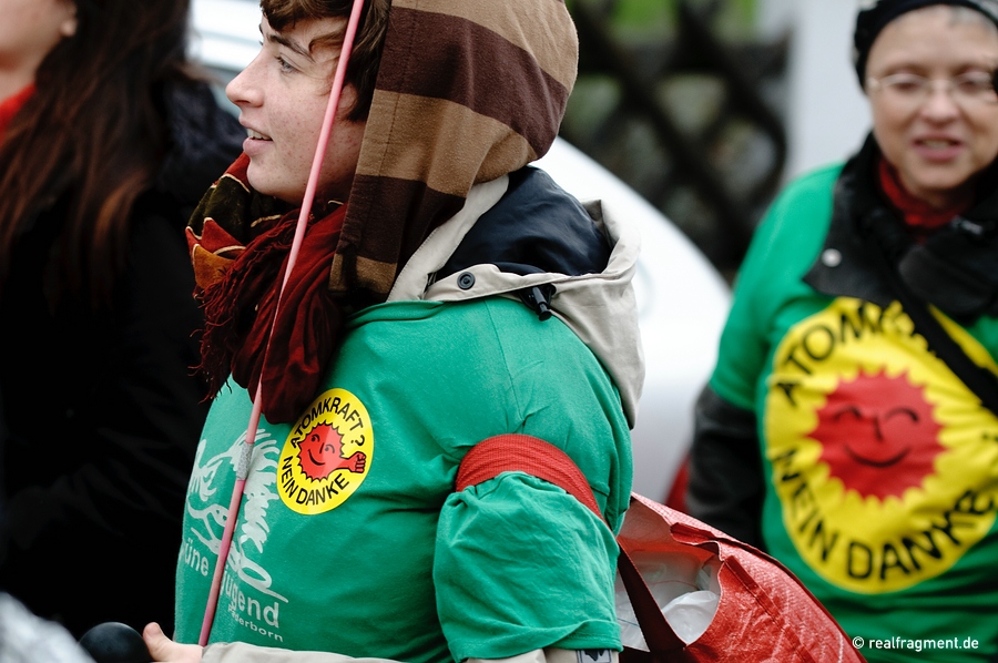 Protest againt nuclear waste transport, Berg/Pfalz, November 2010
