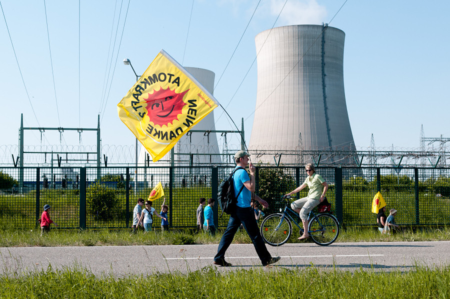 German-wide action day '25 years Tschernobyl', Philippsburg, April 2011