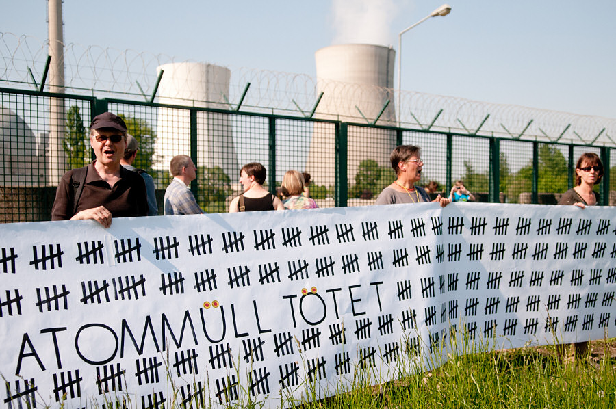 German-wide action day '25 years Tschernobyl', Philippsburg, April 2011